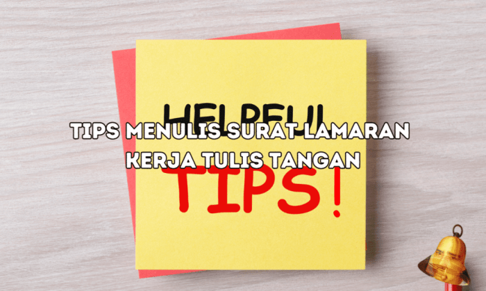 Contoh Surat Lamaran Kerja di PT Tulis Tangan: Panduan Persiapan, Struktur, dan Tips Menarik