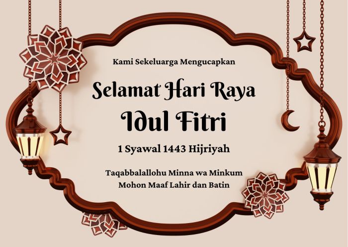 Contoh Surat Pemberitahuan Libur Idul Fitri: Menginformasikan Waktu Libur dan Cuti